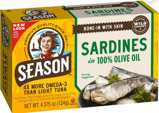 Canned Sardines in Olive Oil